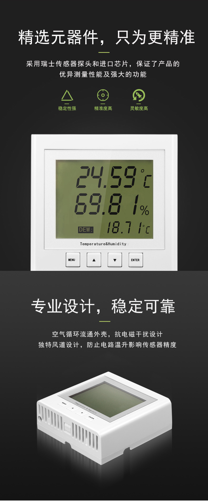 SPD-HT485_C带露点温湿度传感器,带露点温湿度传感器 SPD-HT485_C带露点温湿度传感器,带露点温湿度传感器